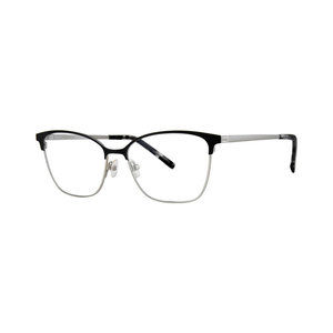 Vera Wang Brielle Eyeglasses Black-Silver 54mm